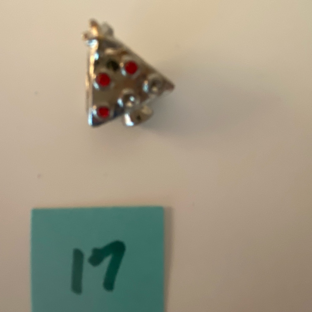 4 Pandora Charms - tree, heart, present, letter C